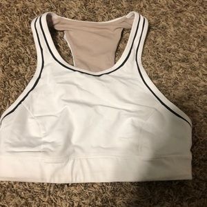 Lululemon sport bra size 6 white& black color